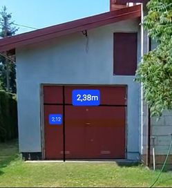 Drzwi garażowe metalowe