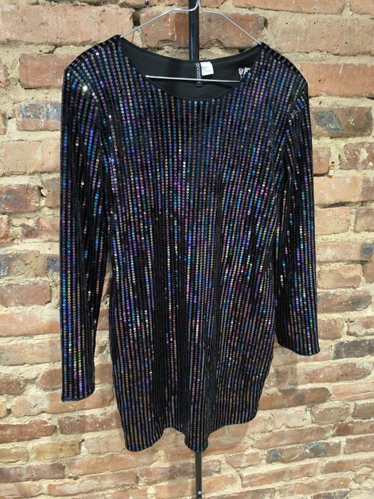 Cekinowa sukienka XL