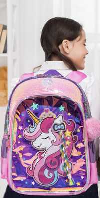 Дитячий рюкзак для відпочинку для туризму шкільний рюкзак єдиноріг
