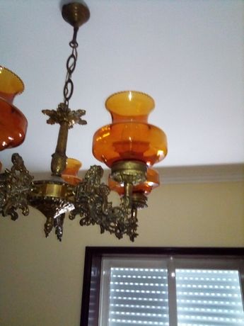 candeeiro de 5 lampadas