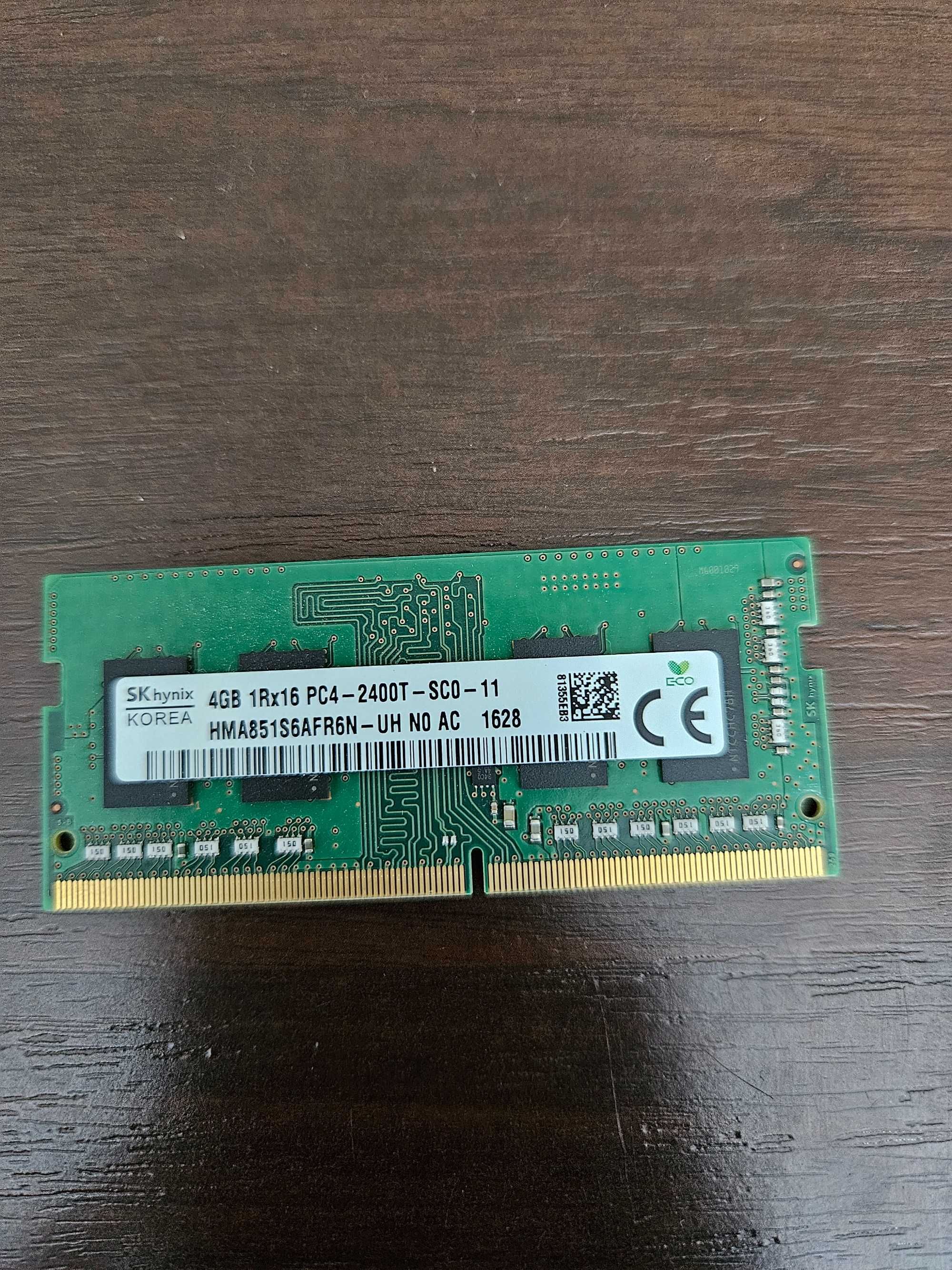 Pamięć RAM 4GB DDR4 2400MHz laptop
