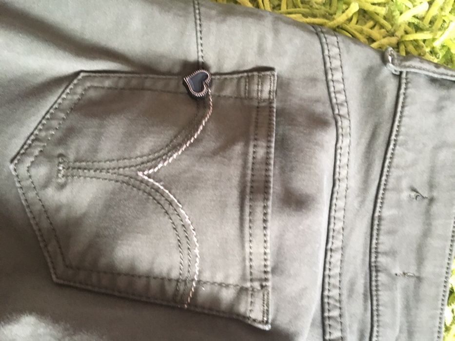 TWIN-SET T.S.J. Skinny Aurielie kolor khaki rozm. 26