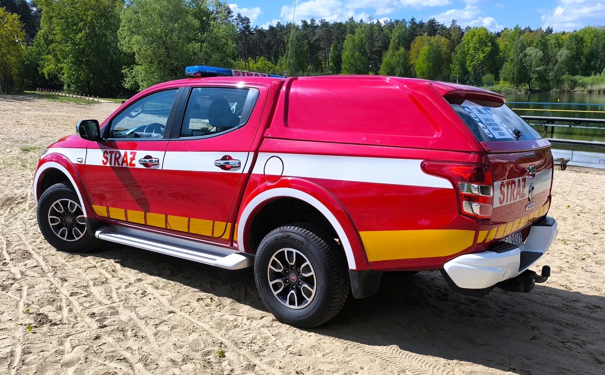 Fiat Fullback 2.4 180 KM 4x4 STRAŻ Strażacki Pożarniczy SLRr Pickup OKAZJA SPECJALNY