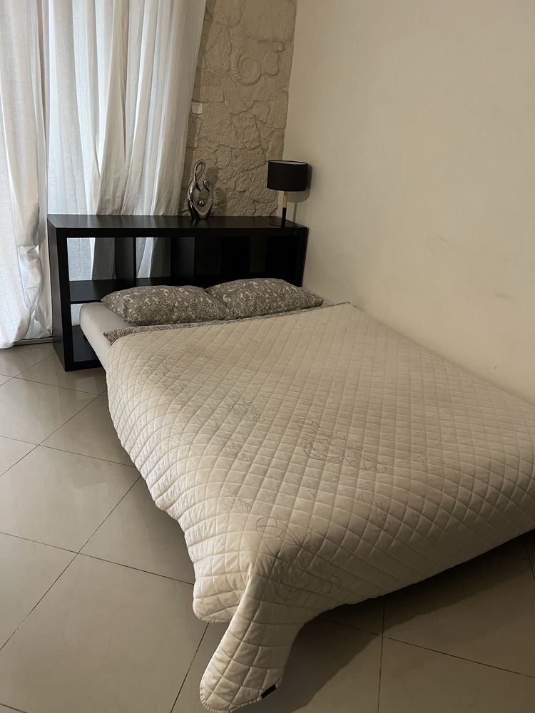 IKEA NYHAMN rozkładana sofa + pojemnik- beż.