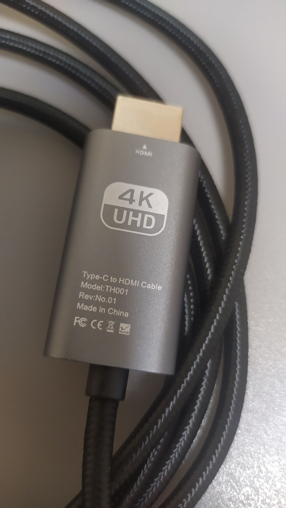 Кабель Type-C to HDMI 2 m.