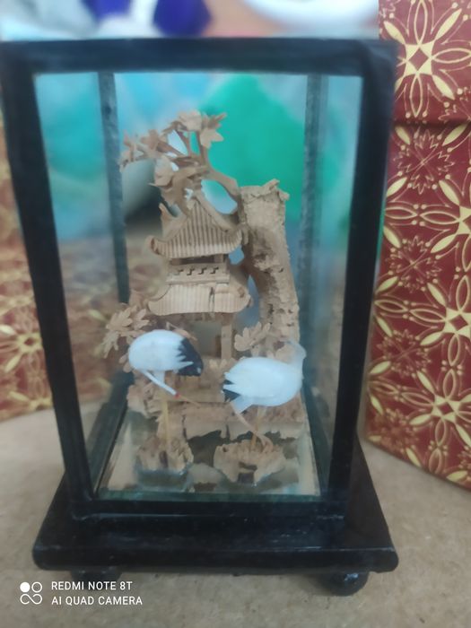 Chińska rzeźba miniaturowa antyk