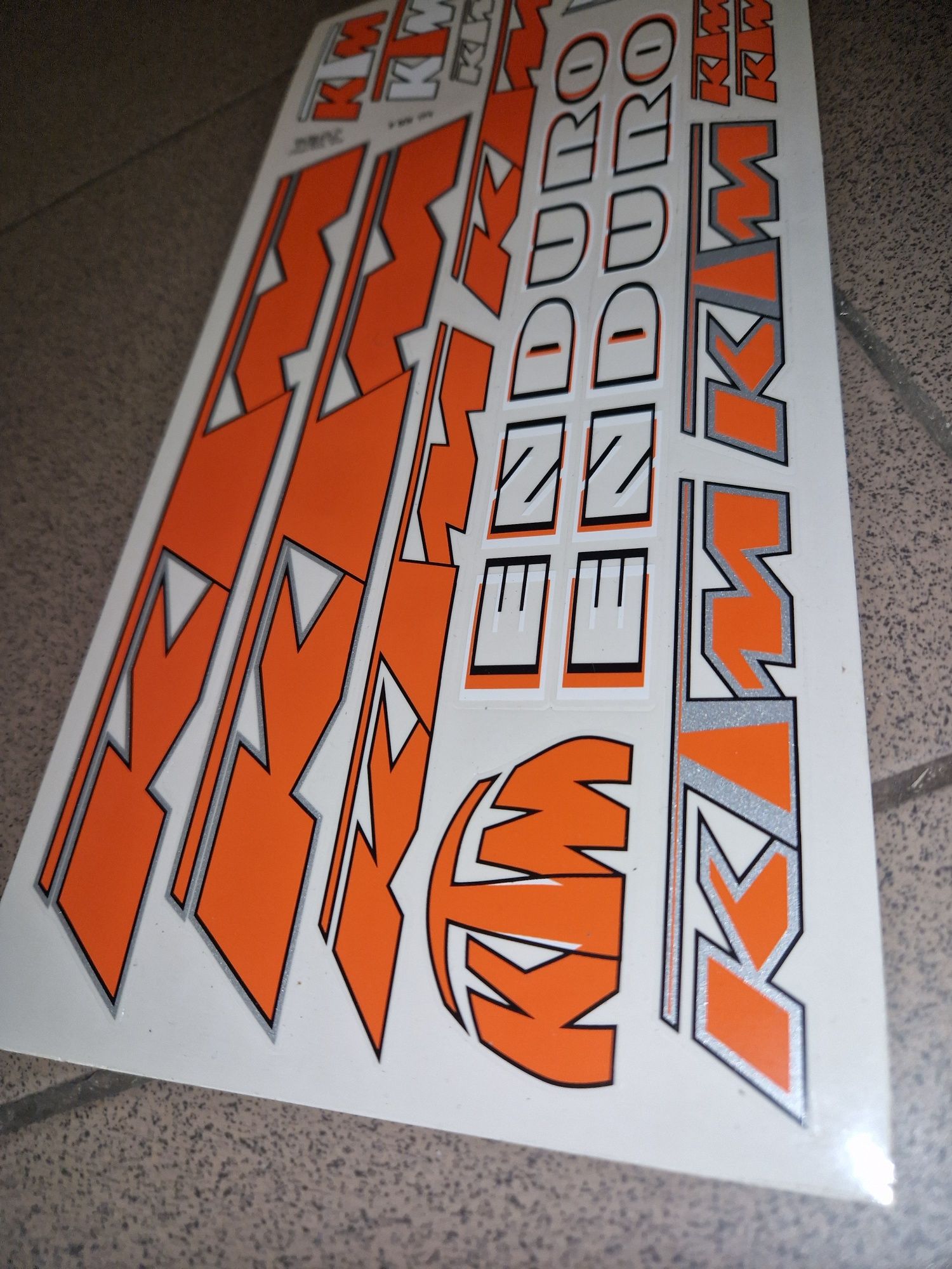 Zestaw kpl naklejek KTM ENDURO