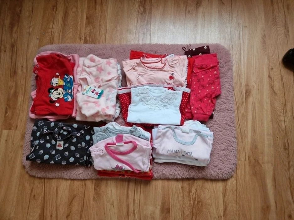 Paka ubrań zestaw ubrań rozmiar 62