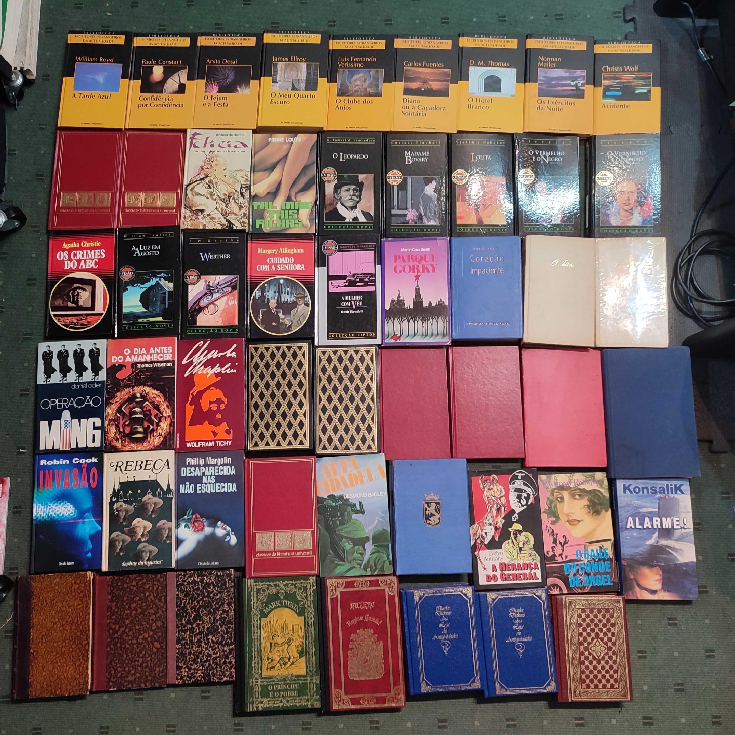 Lote Livros Literatura Autores Estrangeiros - Capa dura - Cada 2 €