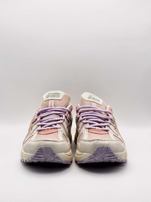 Кросівки жіночі спортивні асікс кахана рожеві бежеві asics gel kahana