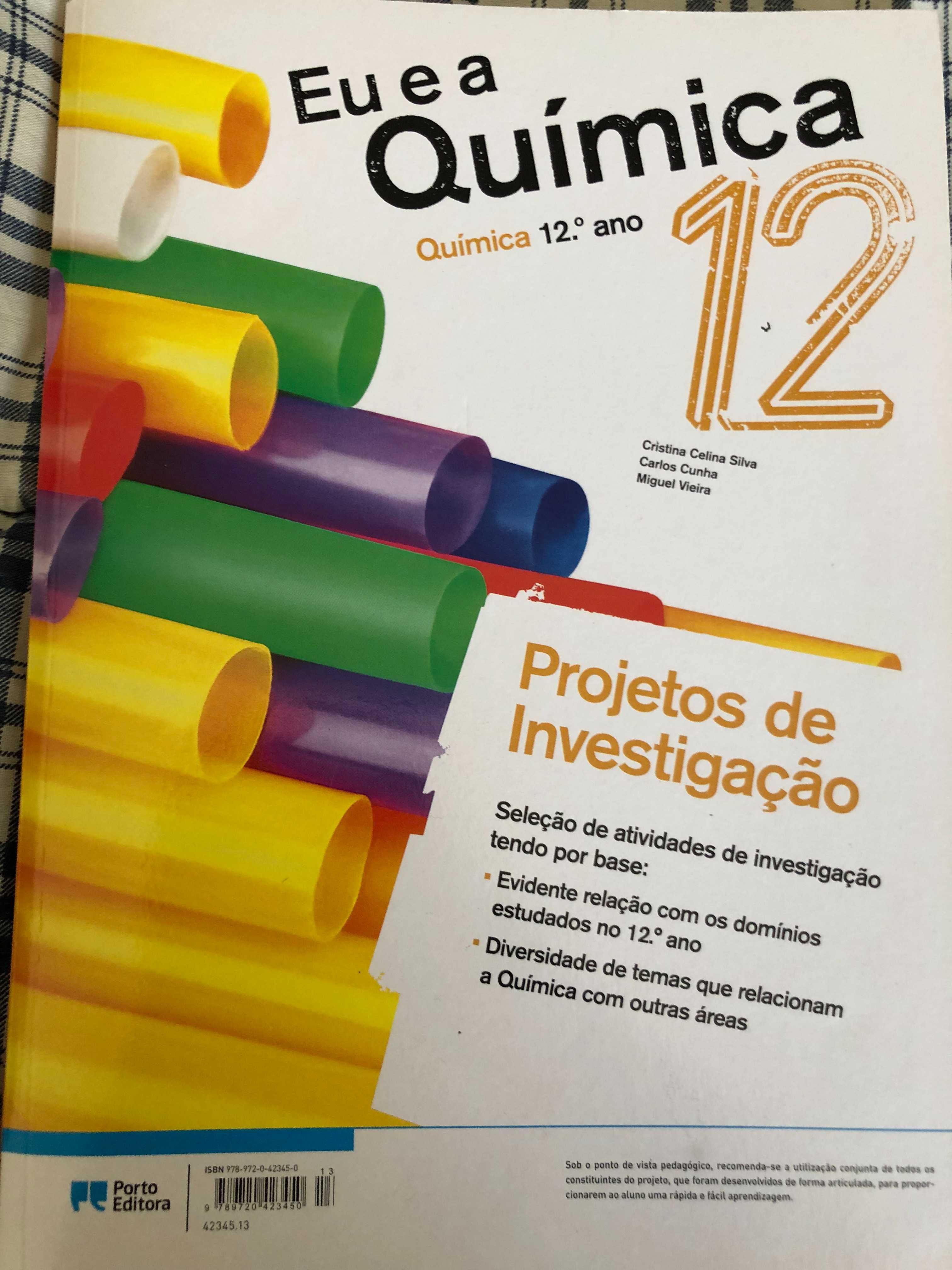 Caderno de atividades química 12ºano Eu e a Química 12