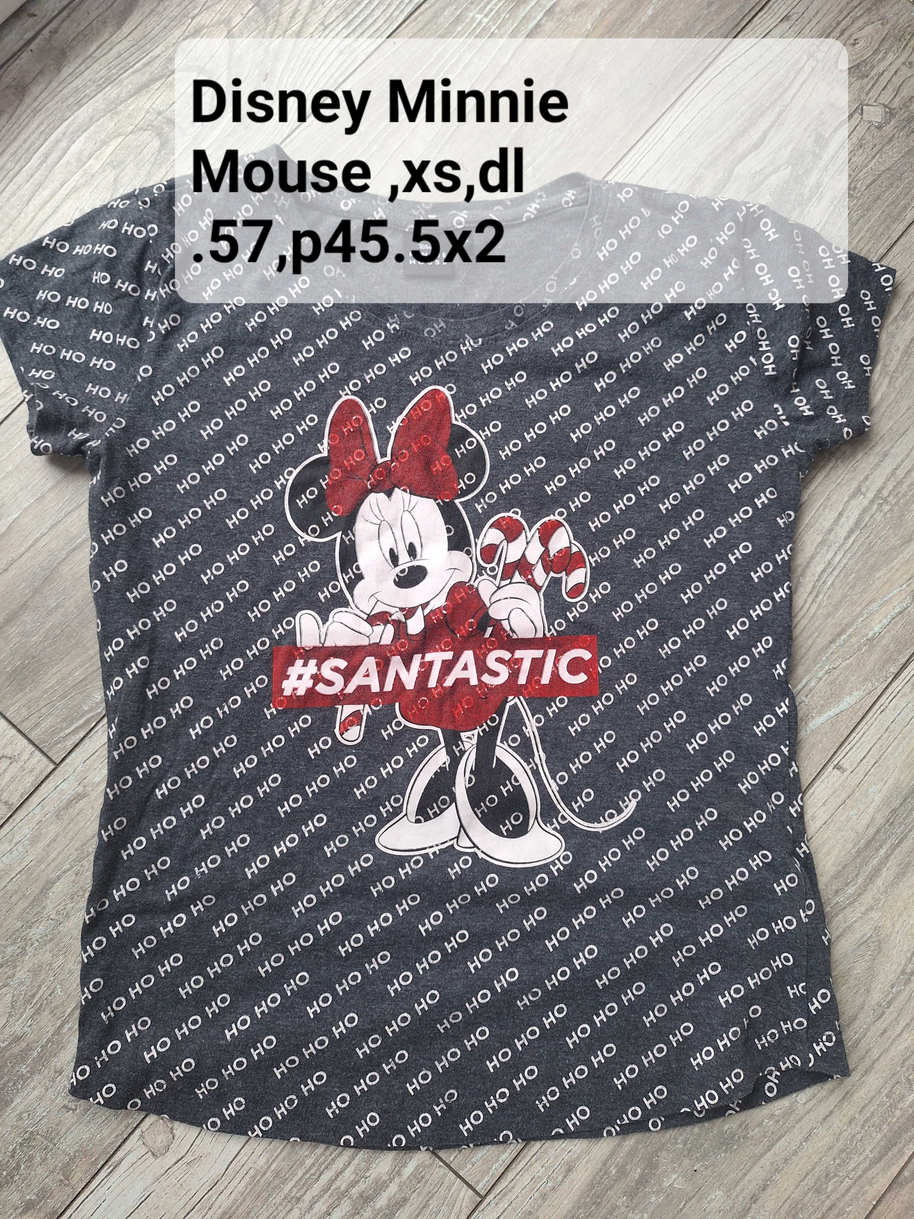 Minnie Mouse xs bluzka świąteczna