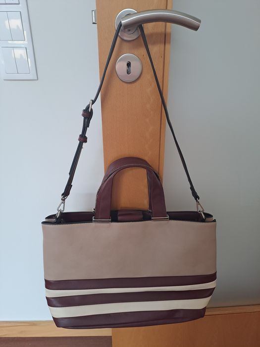 Mala / Carteira Parfois rosa e bordeaux