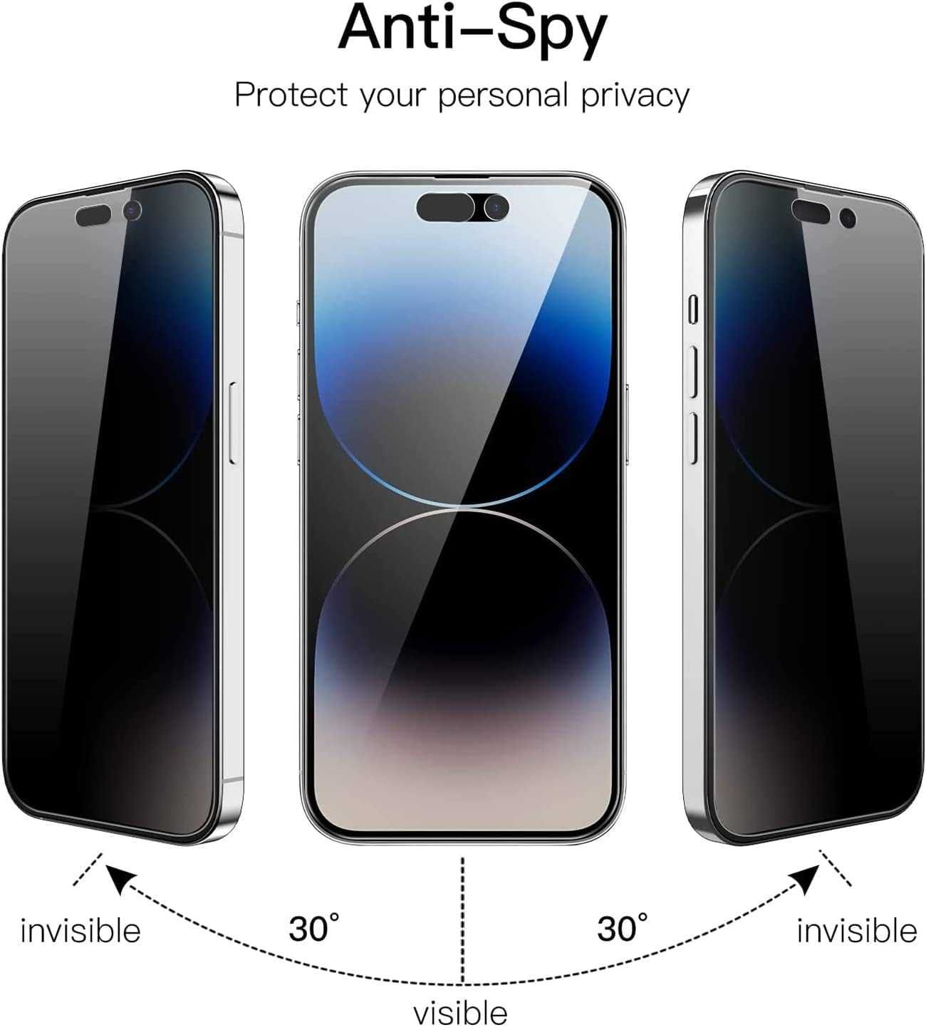 Folii ochronna na ekran ze szkła hartowanego 9H do iPhone 14 Pro Max