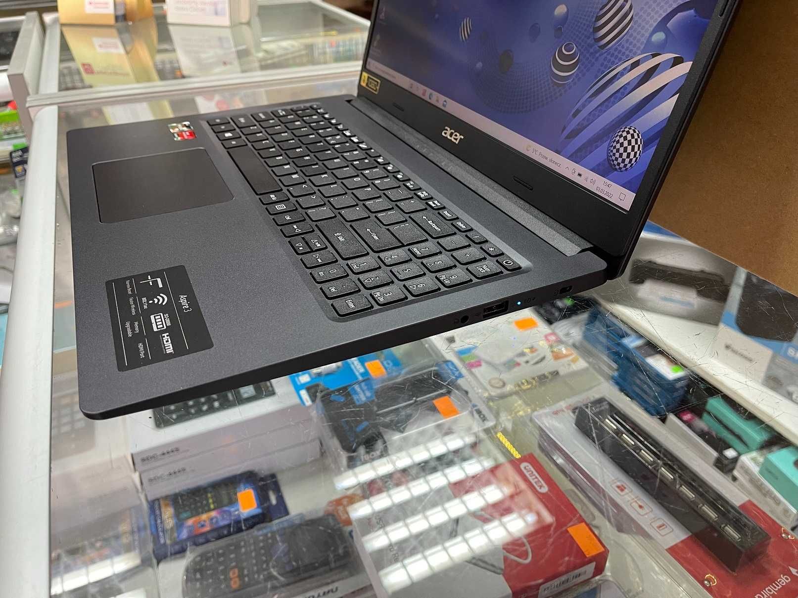 nowy Laptop ACER A315-23 Ryz 3 3250U 20GB SSD256 Win10