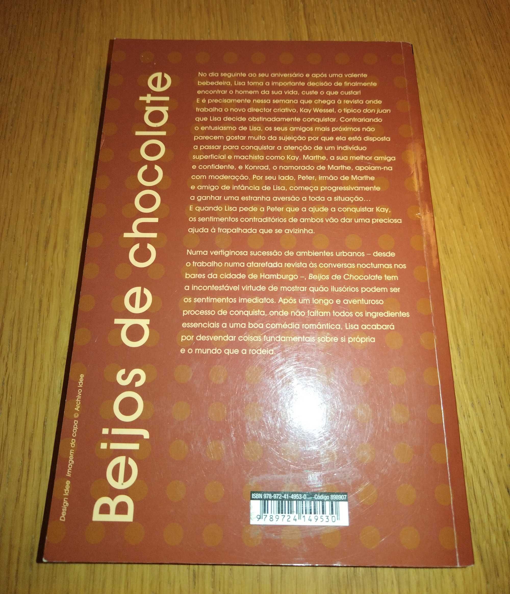 Livro "Beijos de chocolate"