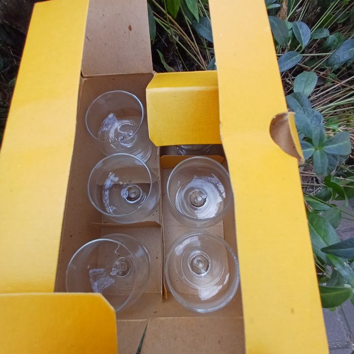 Kieliszki Szkło PRL