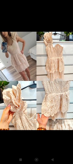 Sukienka damska młodzieżowa elegancka Sylwester impreza S święta