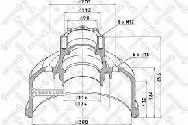 Ступица задняя Mercedes benz LK 814 6733561202