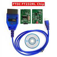 Cabo KKL VAG-COM com chip FTDI FT232R Interface USB