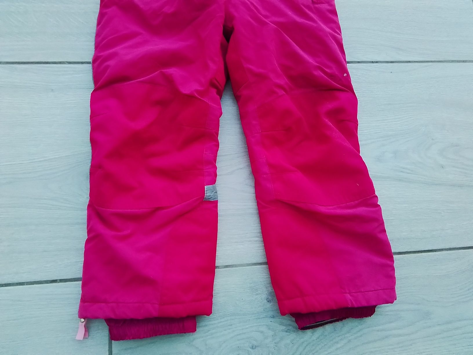 Spodnie narciarskie ocieplane dla dziewczynki Fix rozm.116