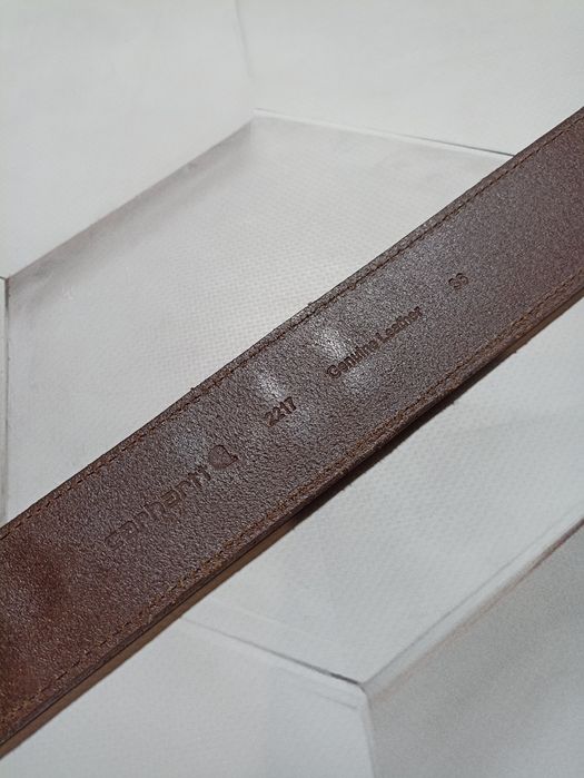 Carhartt Men's Belt with Logo Belt 4.2 Brown Polar Tommy Men's/32