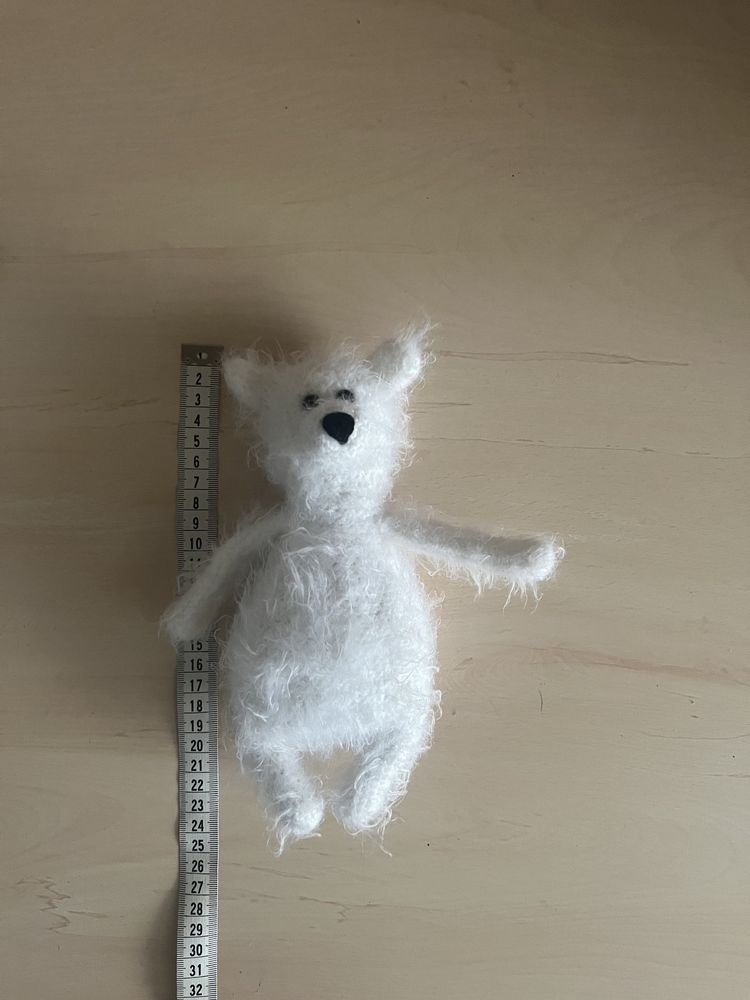 Іграшка авторська Білий ведмідь