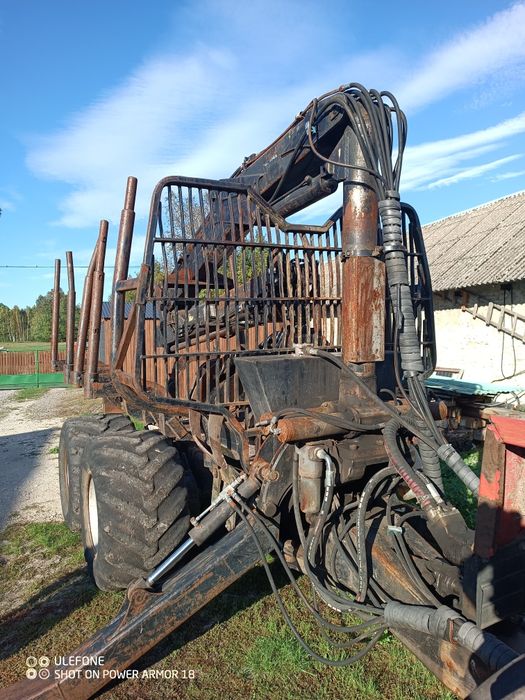 Przyczepa leśna z Hds 10t.