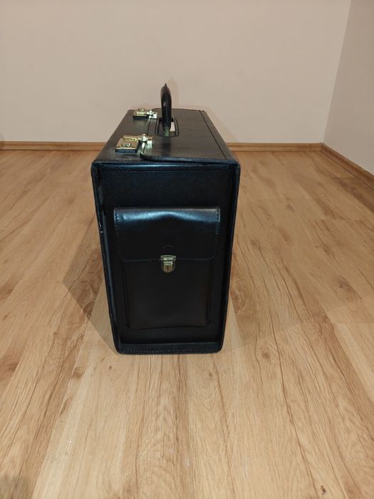 Kufer torba walizka skórzana pilotka nawigatorka