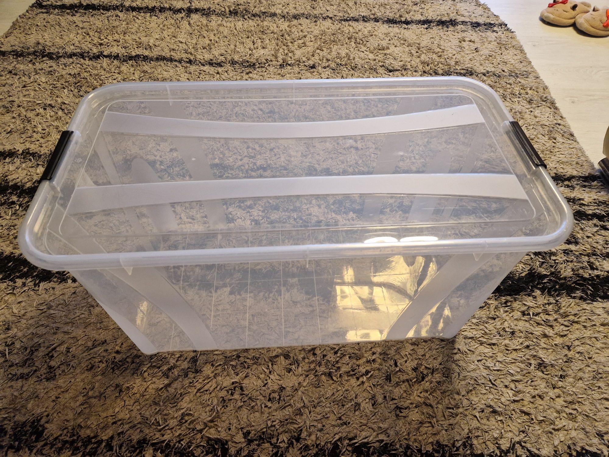 Контейнер коробка пластиковое 80l master box большой прозрачный