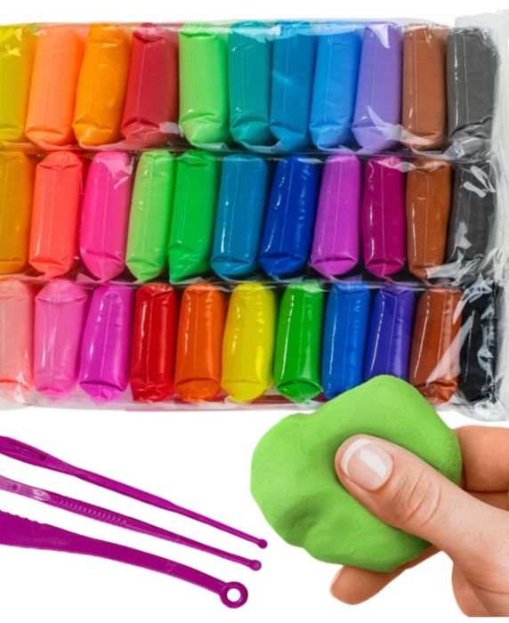 Piankolina masa plastyczna zabawka sensoryczna 36 kolorow 3+