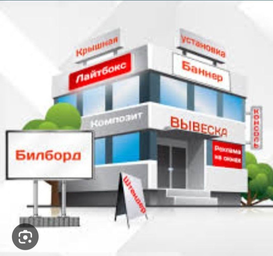 Зовнішня реклама. Наружная реклама. Банер, вывески, бувы,