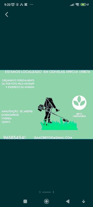 Jardineiro particular! Limpeza detalhada