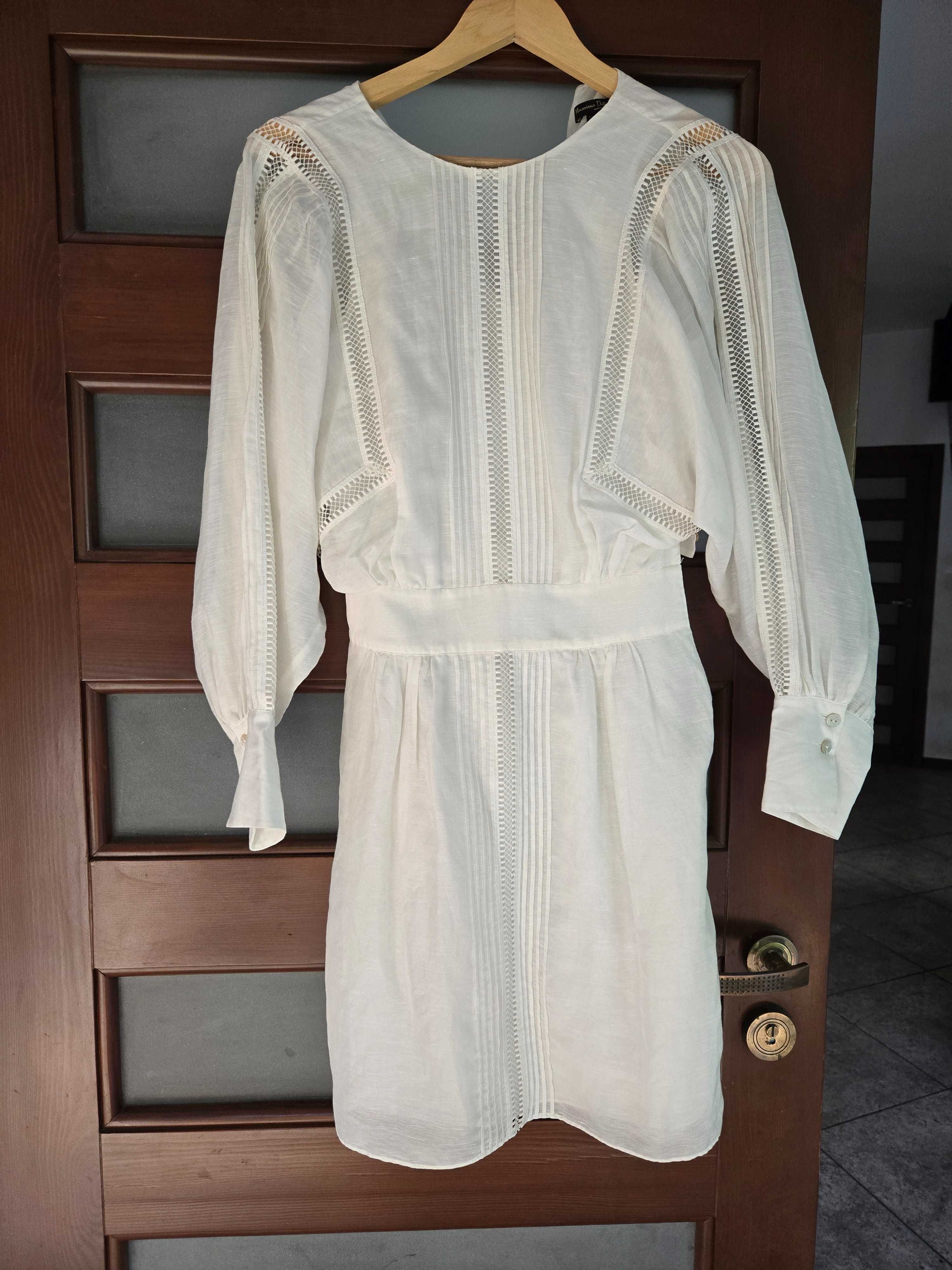 Sukienka Massimo Dutti XS nowa bez metki ażurowa. Wysyłka inpost.
