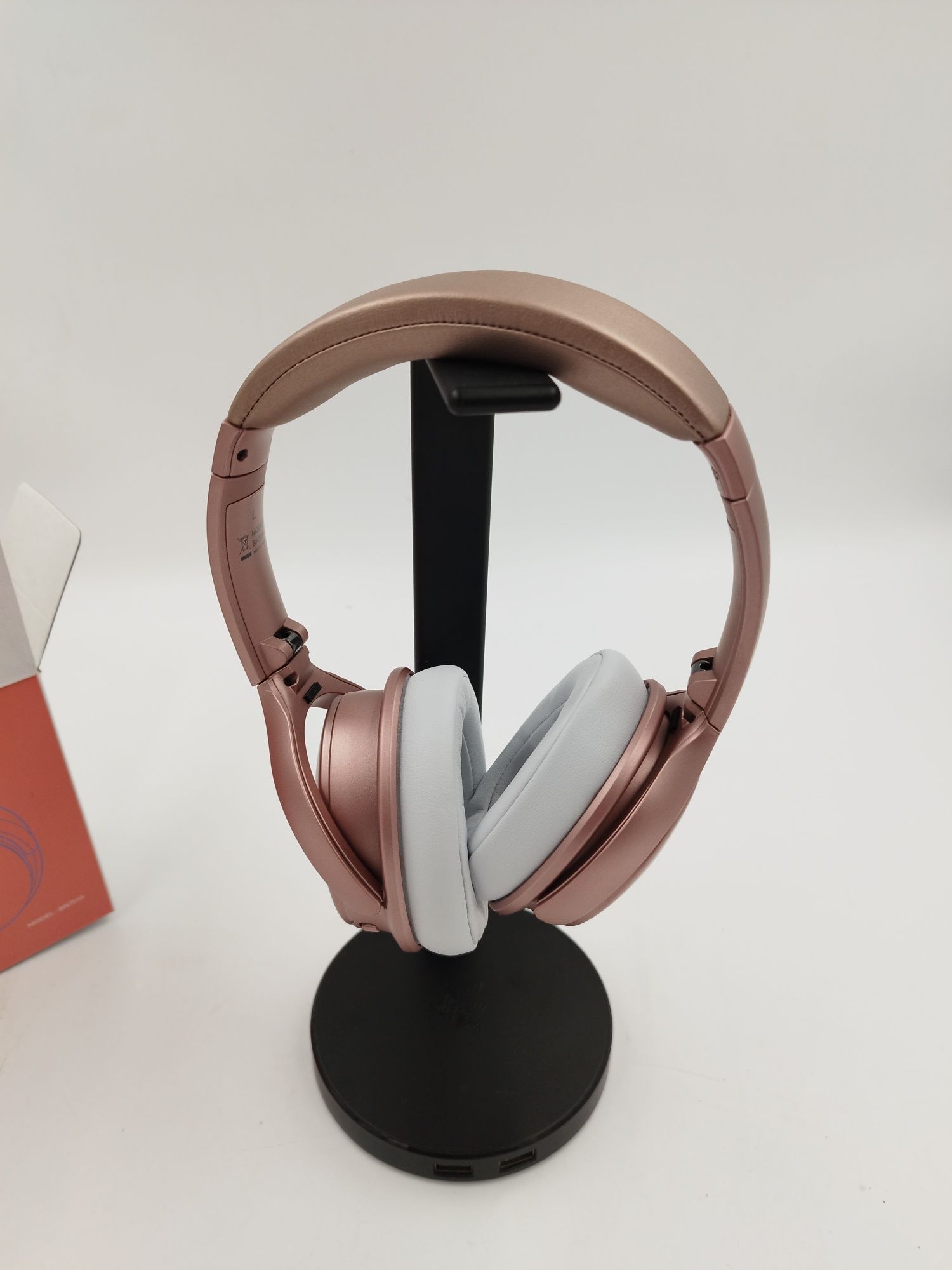 Infurture h1 redukcja szumu ANC bt5.0 golden rose różowe słuchawki