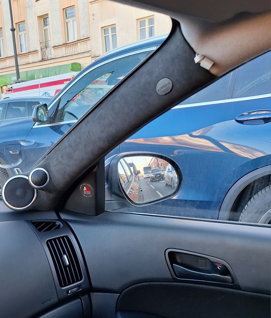 Konsola pod radio 2 DIN i słupki z głośnikami Hyundai i30 I hatchback