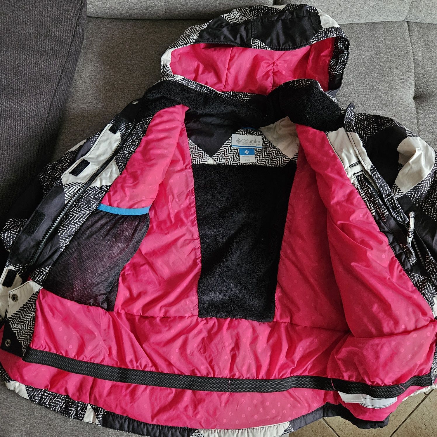 Kurtka narciarska zimowa Columbia 146/152 dla dziewczynki