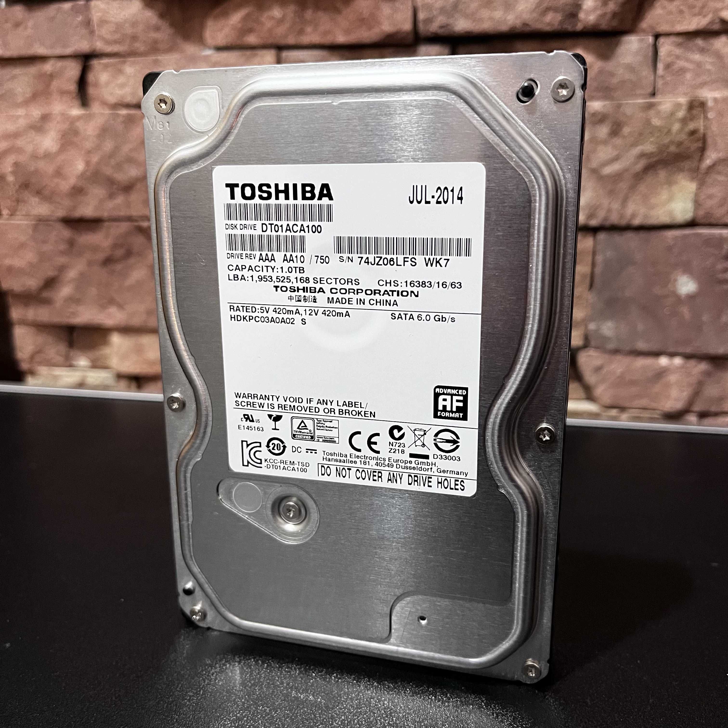 Жесткий диск 1TB/320GB Toshiba/Western Digital Blue