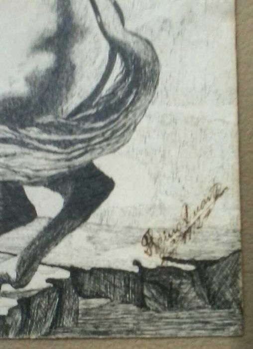 Napoleão Bonaparte Desenho Antigo Anno 1912.