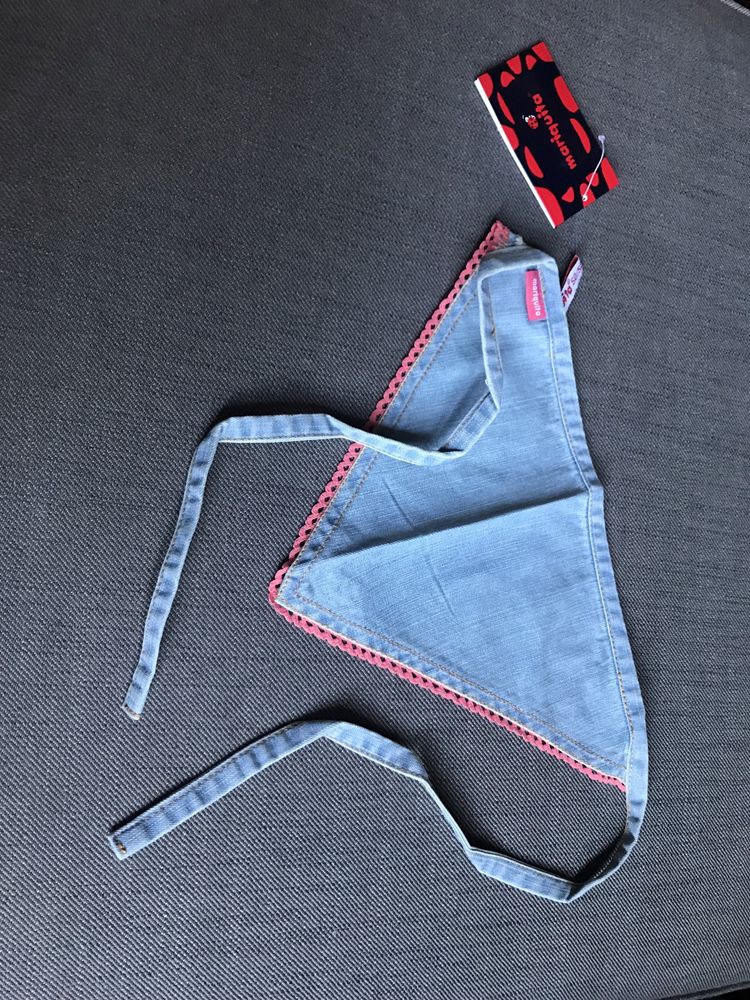 Chustka apaszka jeans 50-52 cm nowa mariquita