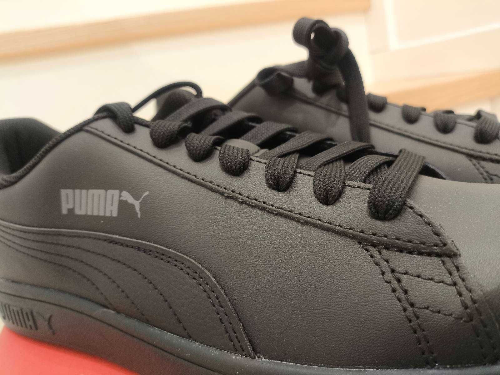 Sneakersy męskie Puma Smash v2 L czarne, 46 (30 cm) nowe