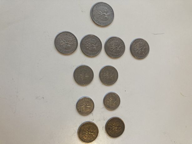 Monety obiegowe z 1990roku