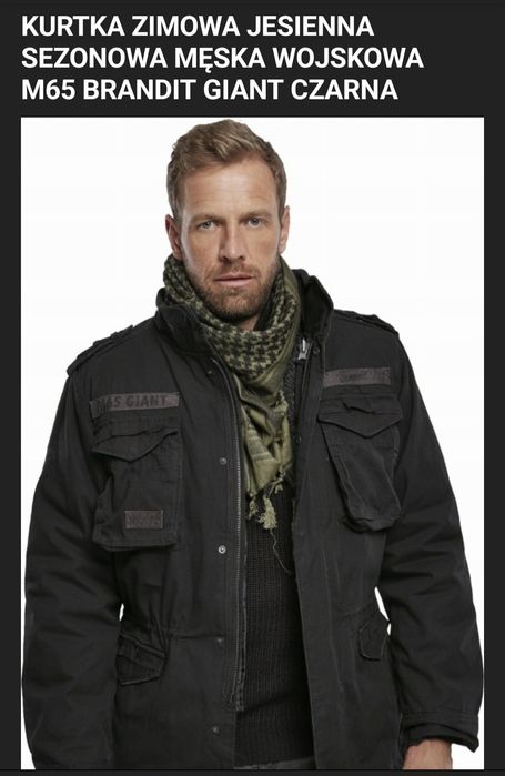 Kurtka Brandit Giant z Podpinką i Kapturem.