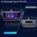 Nowoczesne radio Android do VW Tiguan 2016 - 2020, 2GB 32GB