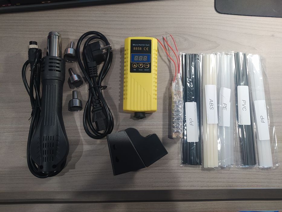 Паяльный фен, паяльник для пластика, термофен JCD 8858