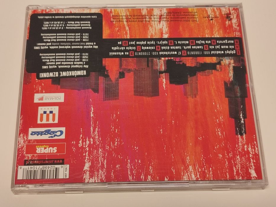 Toronto Miasto 2005 CD 9,9/10