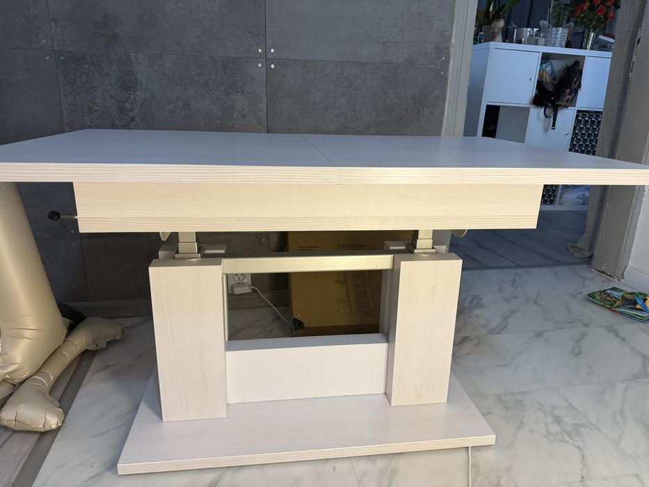 Ławostół bialy pneumatyczny agata meble