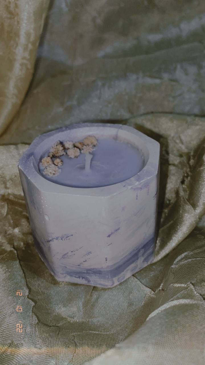 Свічка 5×6 см, з ванільним ароматом