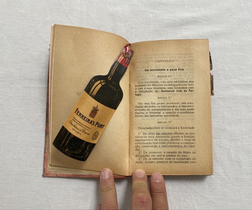 Automóvel Clube de Portugal ACP rally Anuário 1925 raro