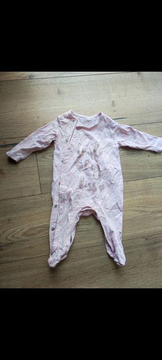 Pajacyki dla dziewczynki 2 sztuki rozmiar 62